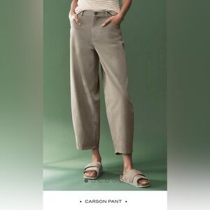 NWT SPLENDID Carson Barrel Leg Pant in Tawny Cappuccino Khaki Size XS